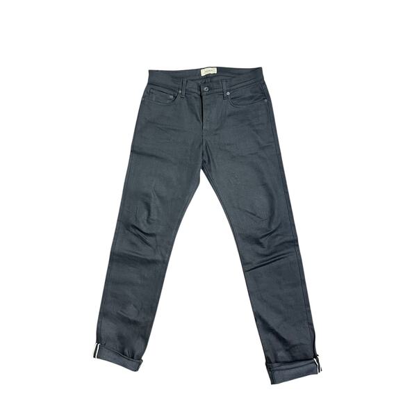 Baldwin Kansas City Men's 32 Black 76 Slim Stretch Selvedge Jeans EUC - Picture 1 of 4